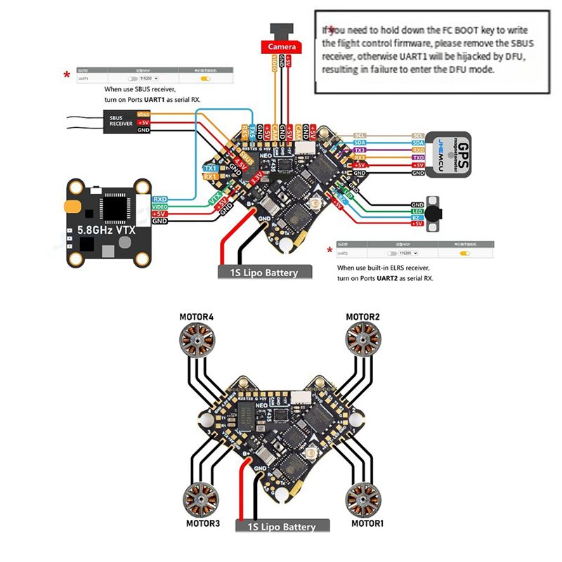 FBIL-F435 NEO 1S AIO Flight Co - Fpv Drone Esc 评论和价格