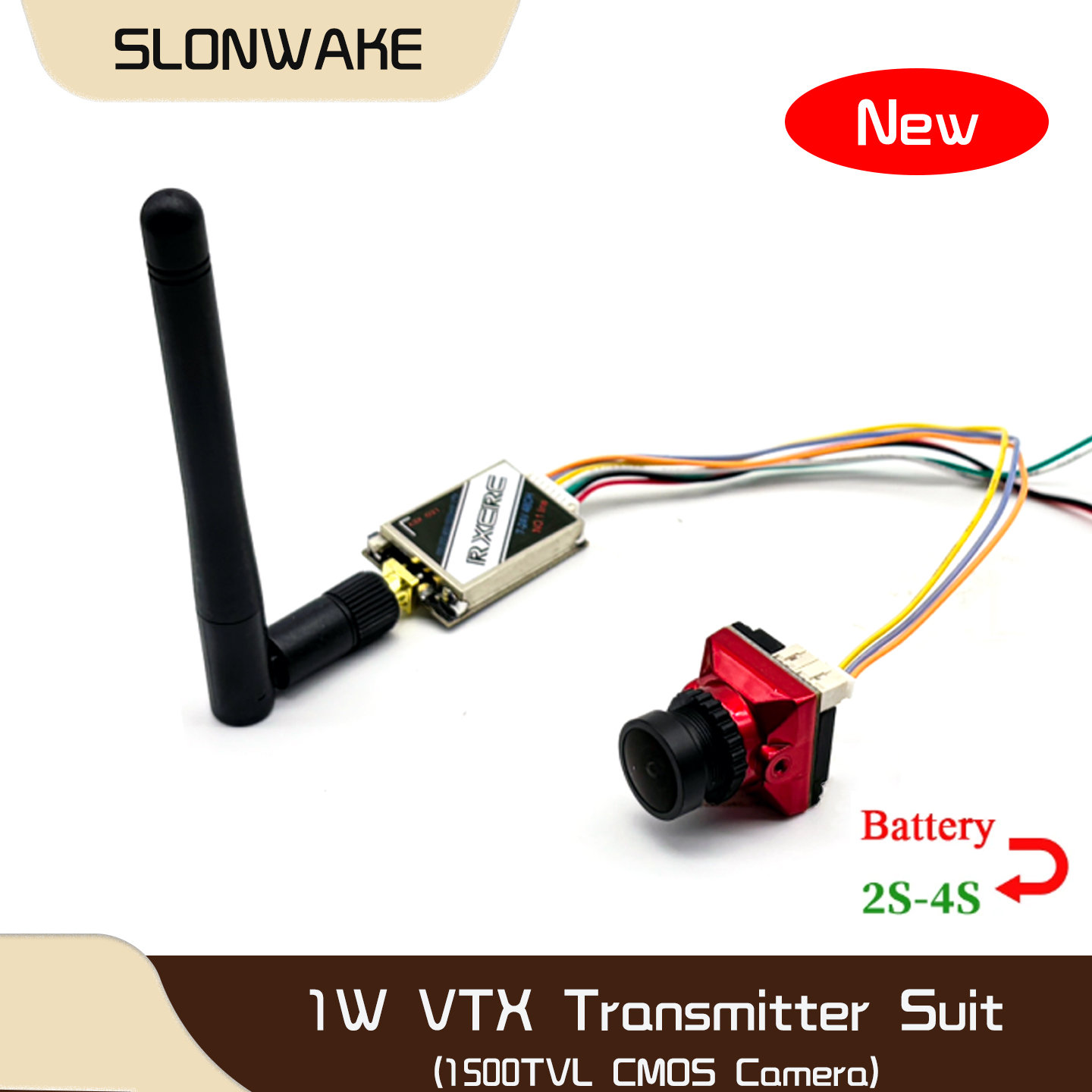 SLONWAKE  5.8G 48CH 1W VTX 100 - Fpv Drone Frame 评论和价格
