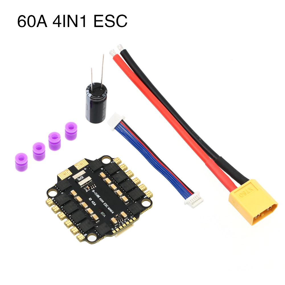 UAngel 4IN1 45A 60A ESC BLHELI - Fpv Drone Esc 评论和价格